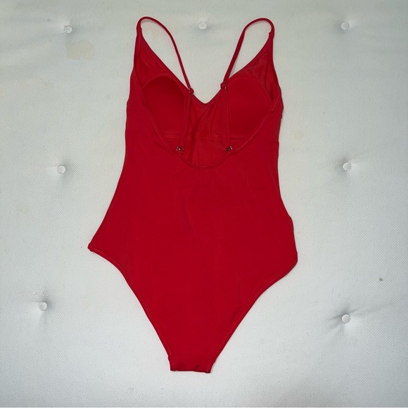 H&M Red One Piece Bathing Suit Swim - Picture 3 of 5